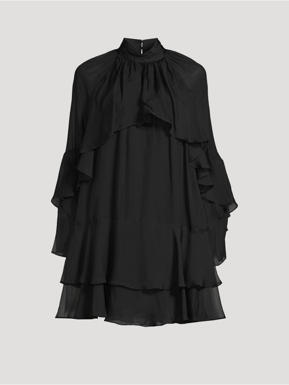 VERONICA BEARD
Adlington Ruffled Silk Mini Dress